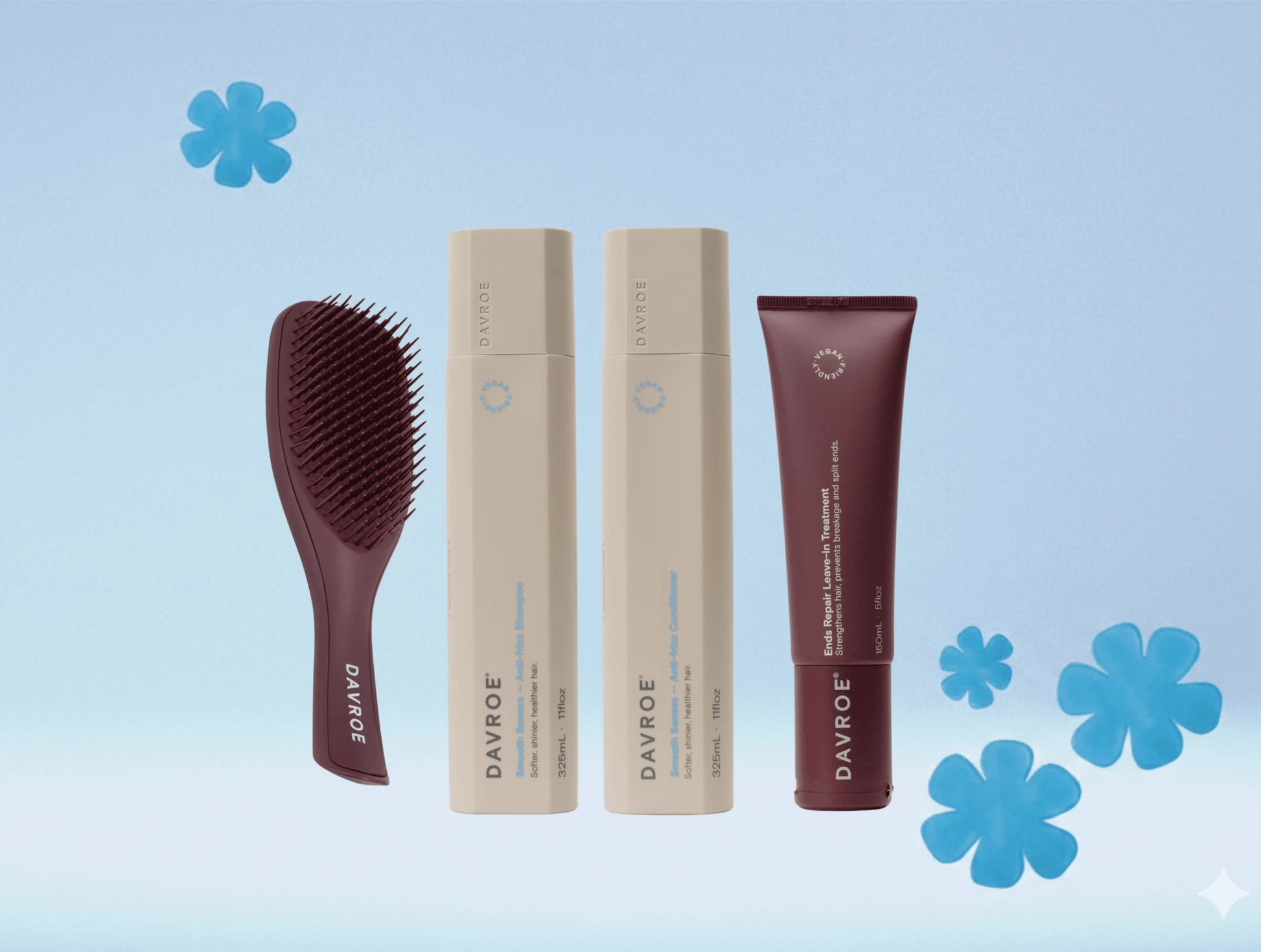 Davroe Smooth Senses Συσκευασία δώρου - Set anti-frizz | HAIRMONY